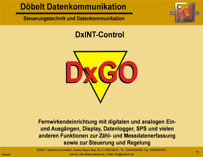 Dbelt Datenkommunikation - Produktprsentation: sys-zfa - Folie 11